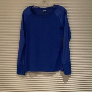 GAP Royal Blue Long Sleeve Women's Tee